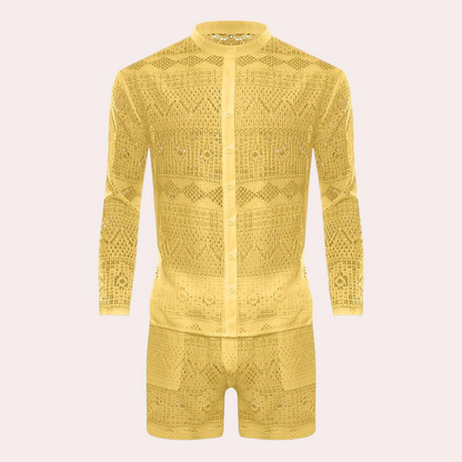 Luchtige Kanten Zomerset voor Heren - Cai