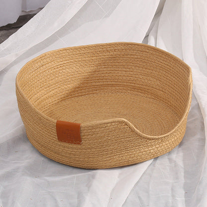Handgemaakt Comfortabel Bed voor Katten - LuxeSnooze