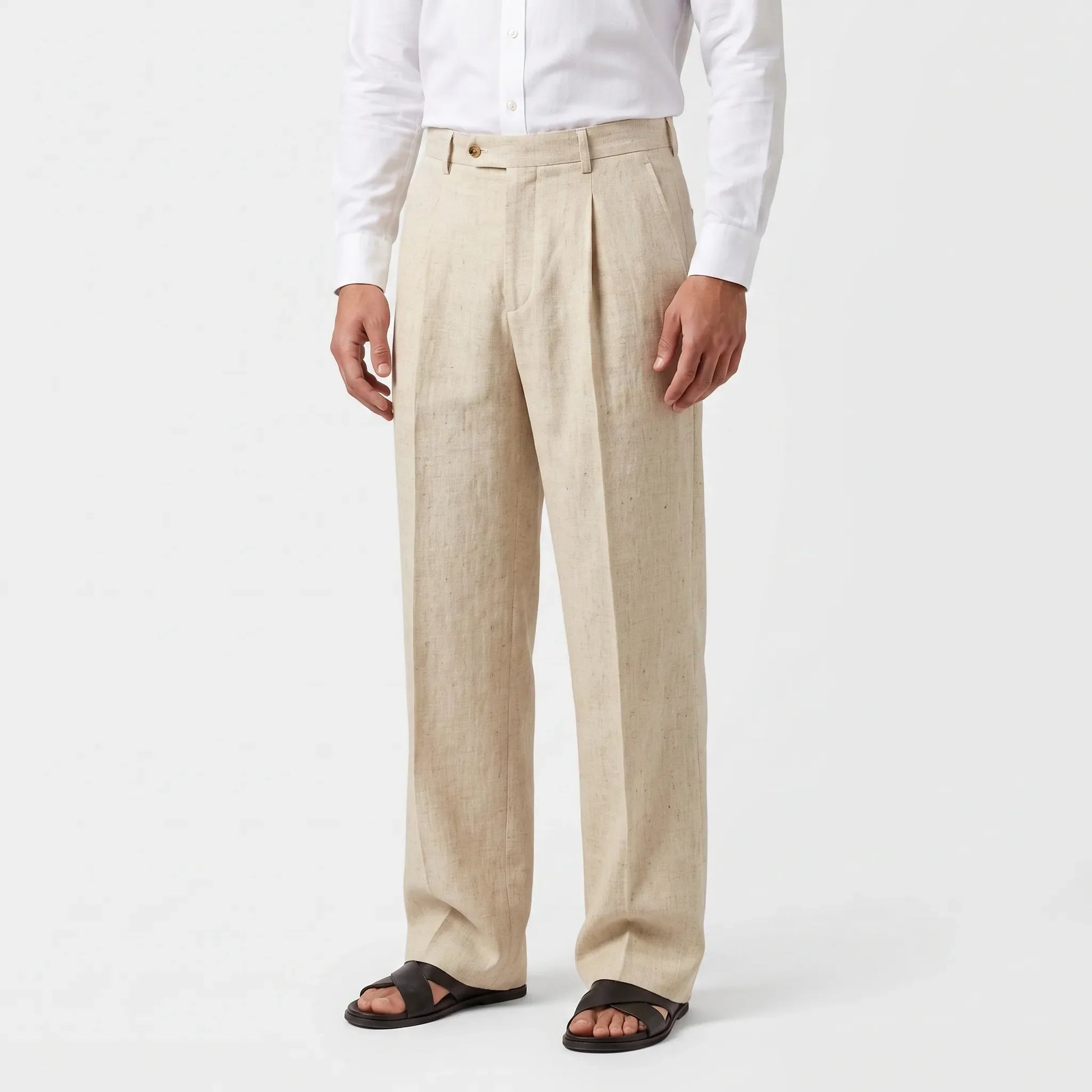 Zomerse Broek Met Wijde Pijpen -  Daniel