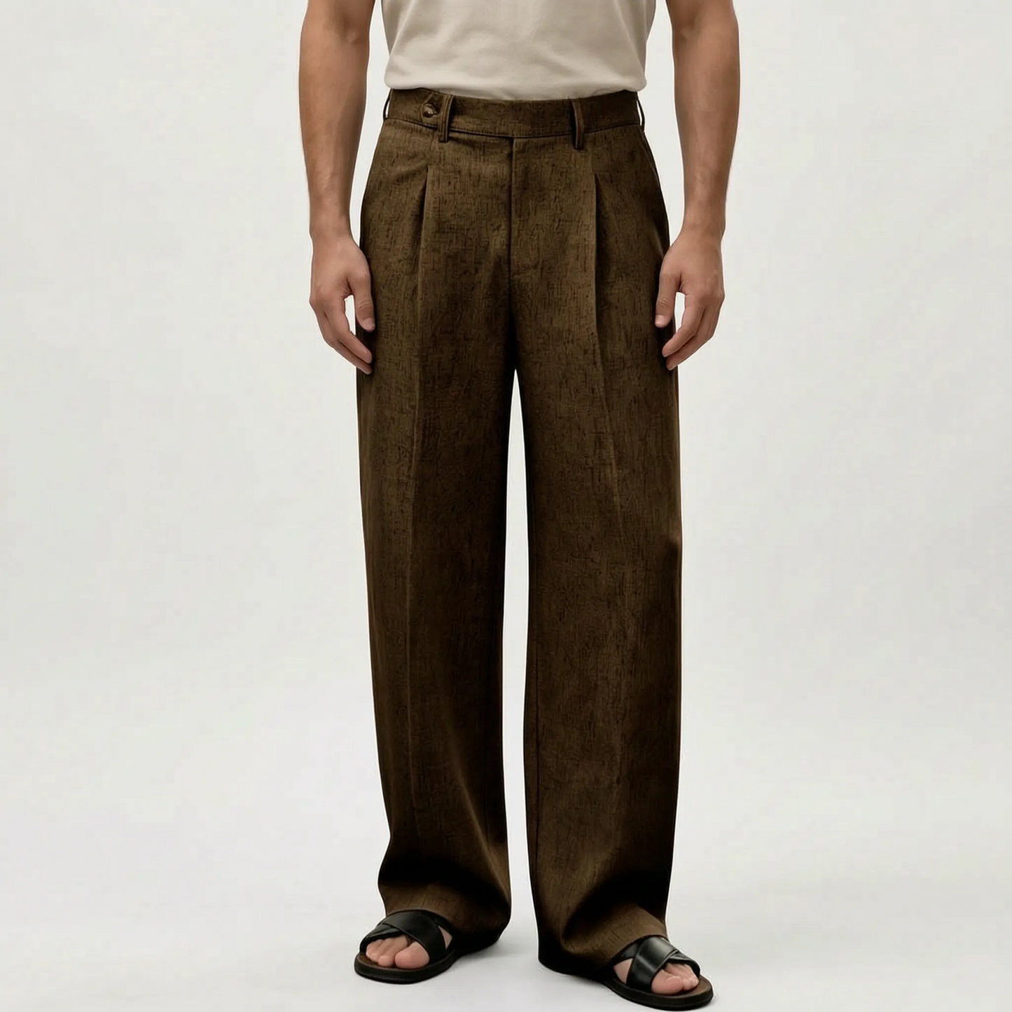 Zomerse Broek Met Wijde Pijpen -  Daniel