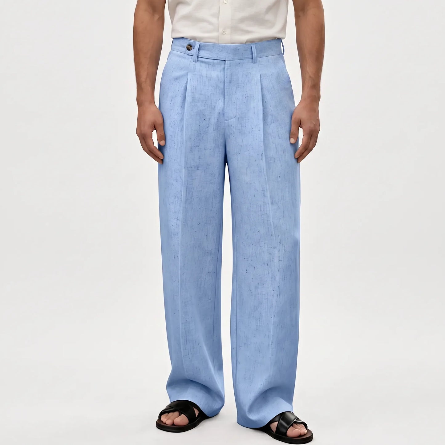 Zomerse Broek Met Wijde Pijpen -  Daniel