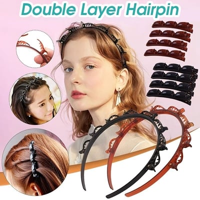 Gevlochten Haarband met Grip – Bibi