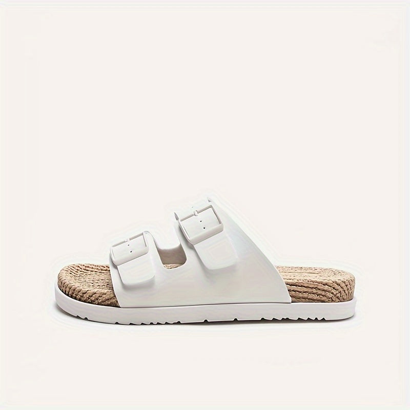 Stijlvolle heren zomer-slippers met verstelbare banden - GripStep