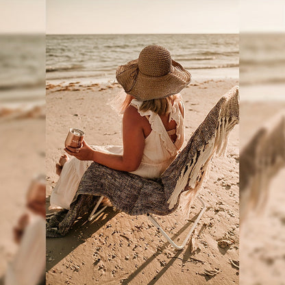 Gehaakte Boho Strohoed voor Zomerreizen – Elouan