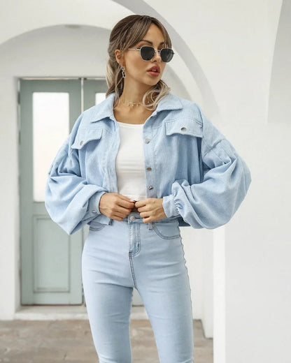 Kort Spijkerjack met Stijl – Amira