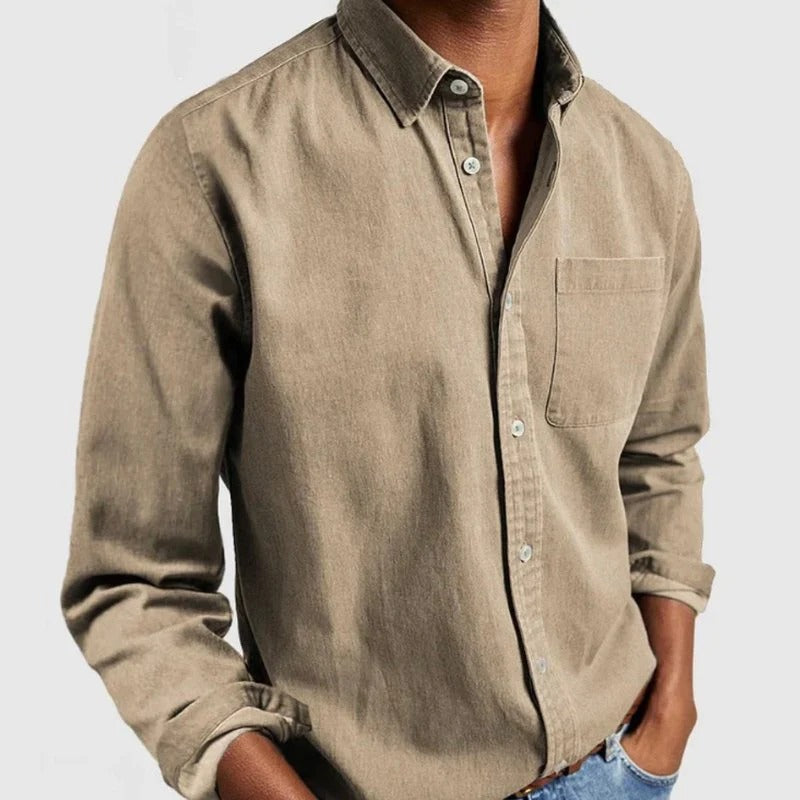 Heren Denim Overhemd – Dorian