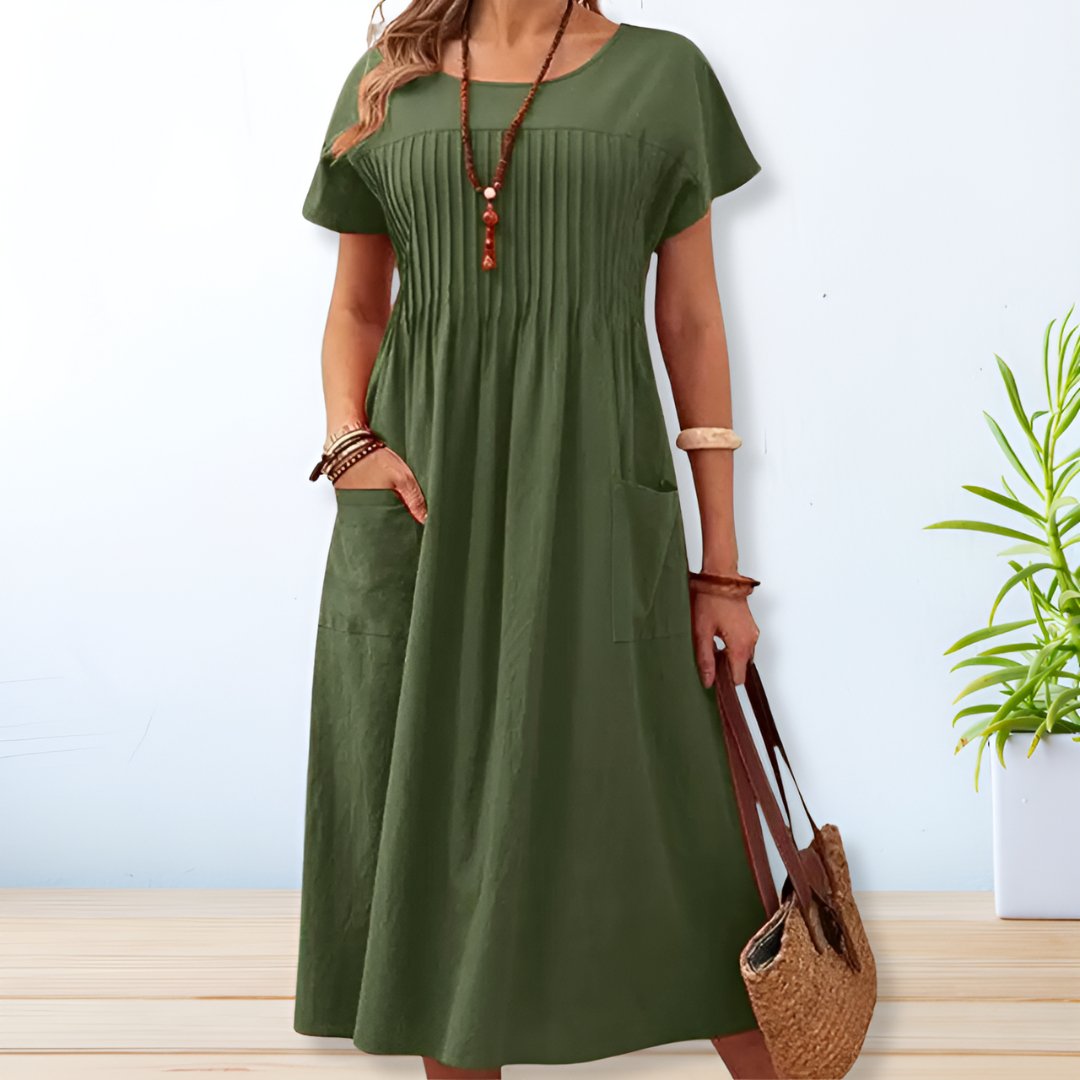Luchtige & Comfortabele Zomerjurk met losse pasvorm - Tabea