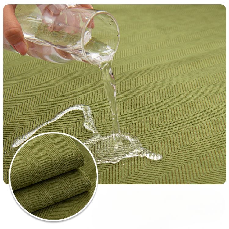 Chenille Bankbeschermer met Visgraatstructuur – VeluraShield