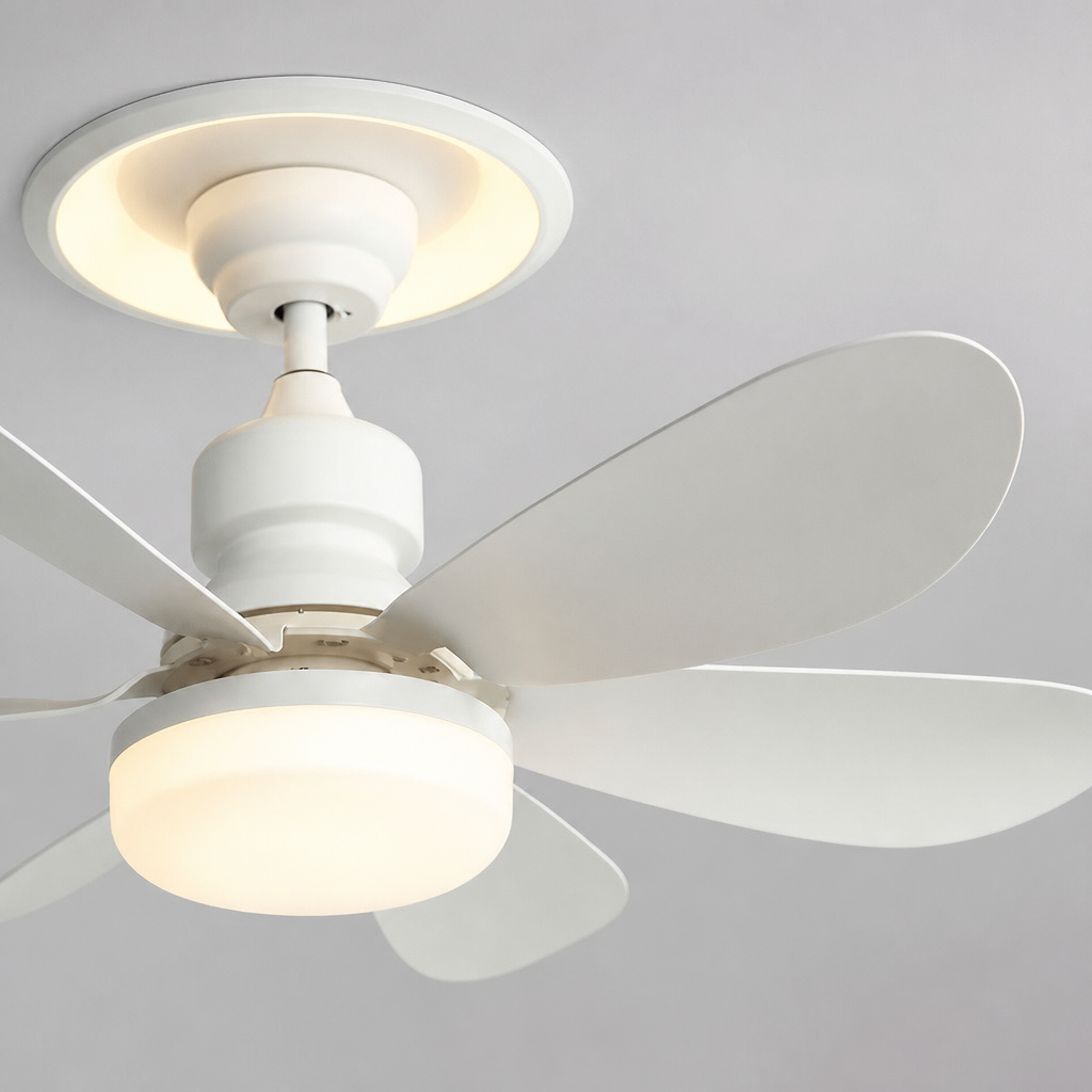 Scandinavische Plafondlamp met Ventilator – Nordlum