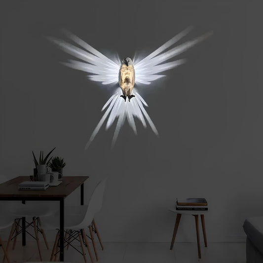 Verlichte Vleugels Wandlamp - LumaWings