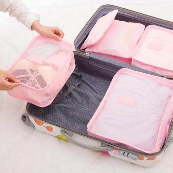 Bagage-organizerset (2-delig) - Ruimtebesparende reistassen