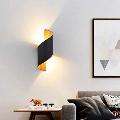 Moderne Spiraal LED Wandlamp - TwistLight
