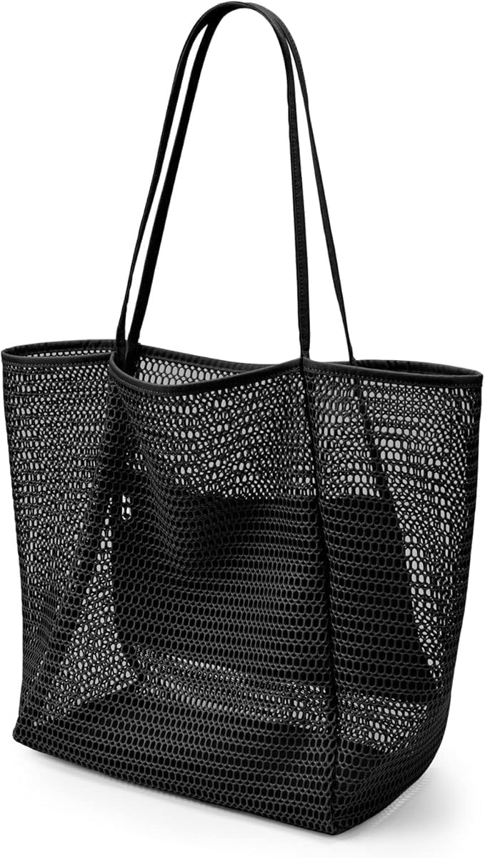 Opvouwbare Mesh Strandtas met Binnenzak