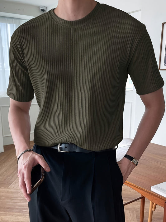 Luchtig Groen Heren T-shirt - Milan