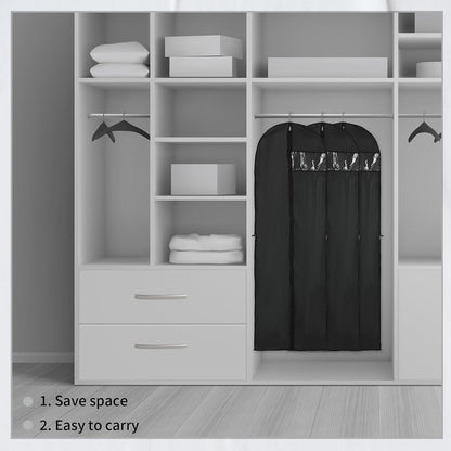 Lange Jurk Opslaghoes – 180 cm met Rits en Venster (2-Pack)