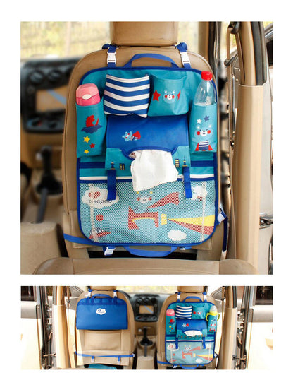 Auto-organizer voor kinderen met tablet- en fleshouder – Rückenbuddy (Koop 1, krijg 1 gratis)