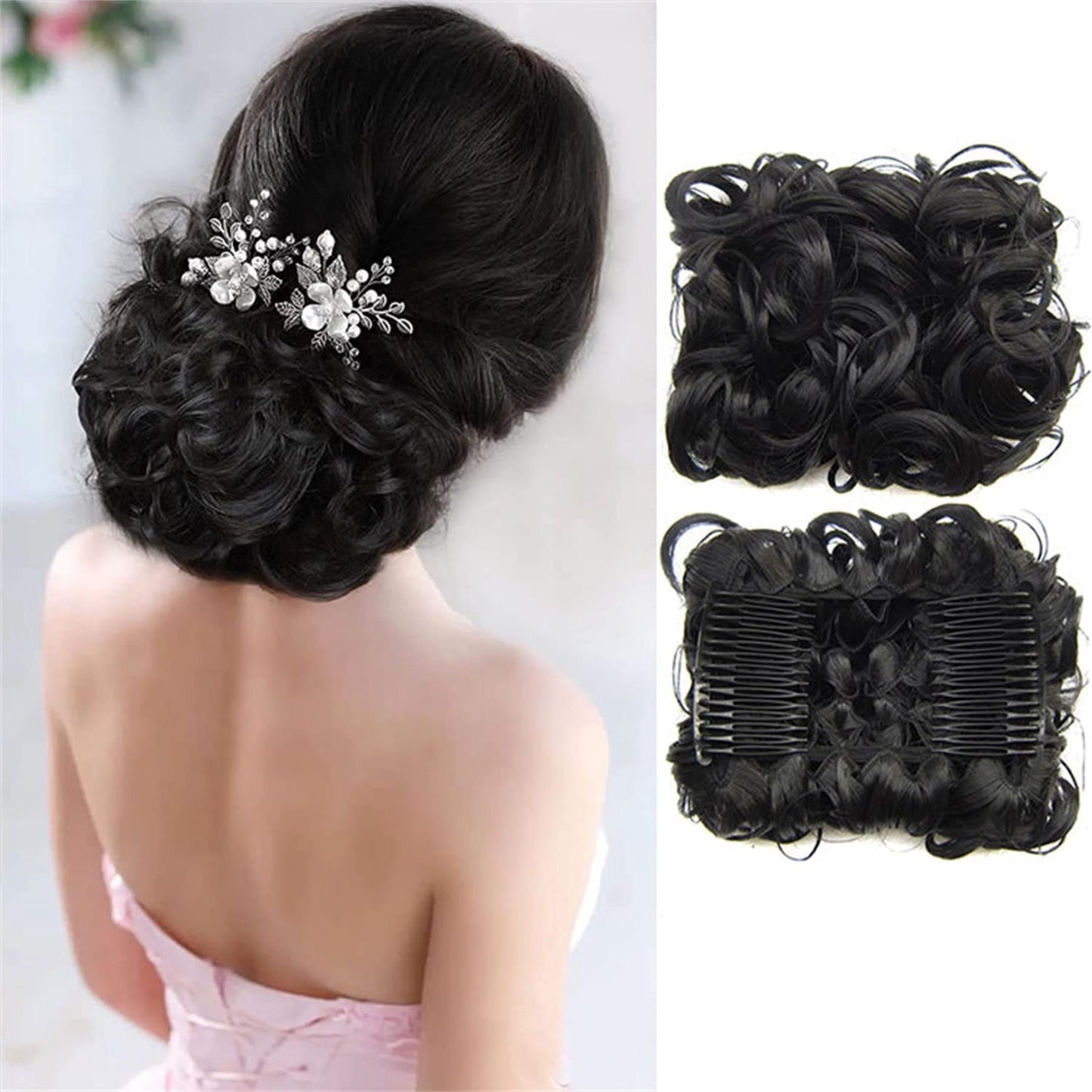 Krullende Knot Hairextension – FluffyFix