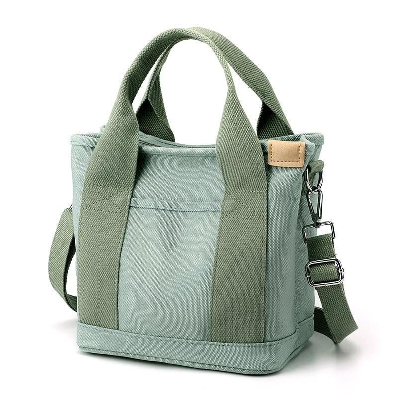 Stijlvolle Kleine Canvas Dames Schoudertas - CitySling