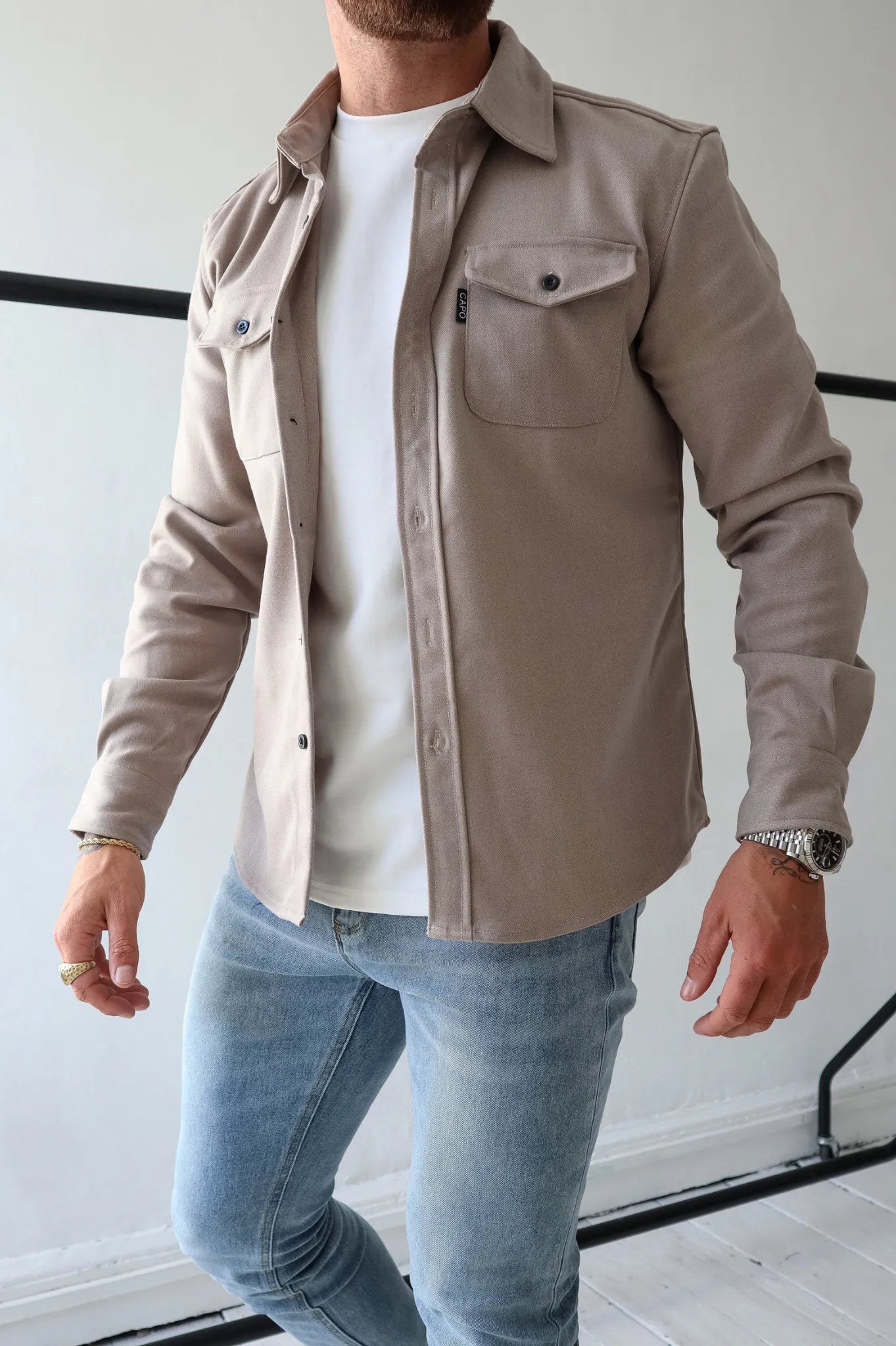 Modern Overhemdjack voor Heren – Elias