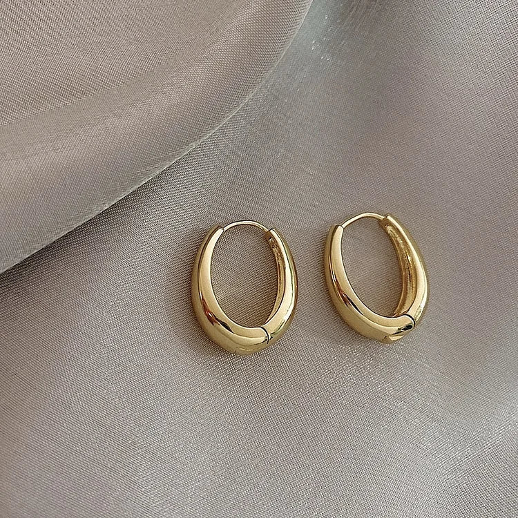 Gouden Hoops Oorbellen - Elisa