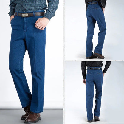 Herenjeans met Hoge Taille en Rechte Pijp – Tobias
