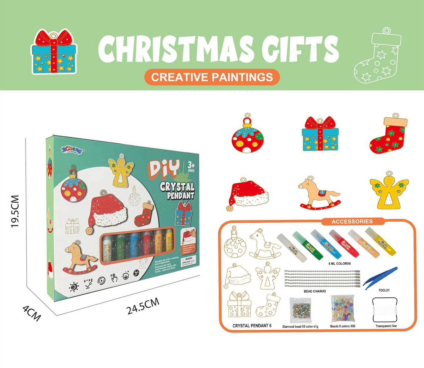 DIY-knutselset met kristallen voor kinderen – 1 kopen, 1 gratis
