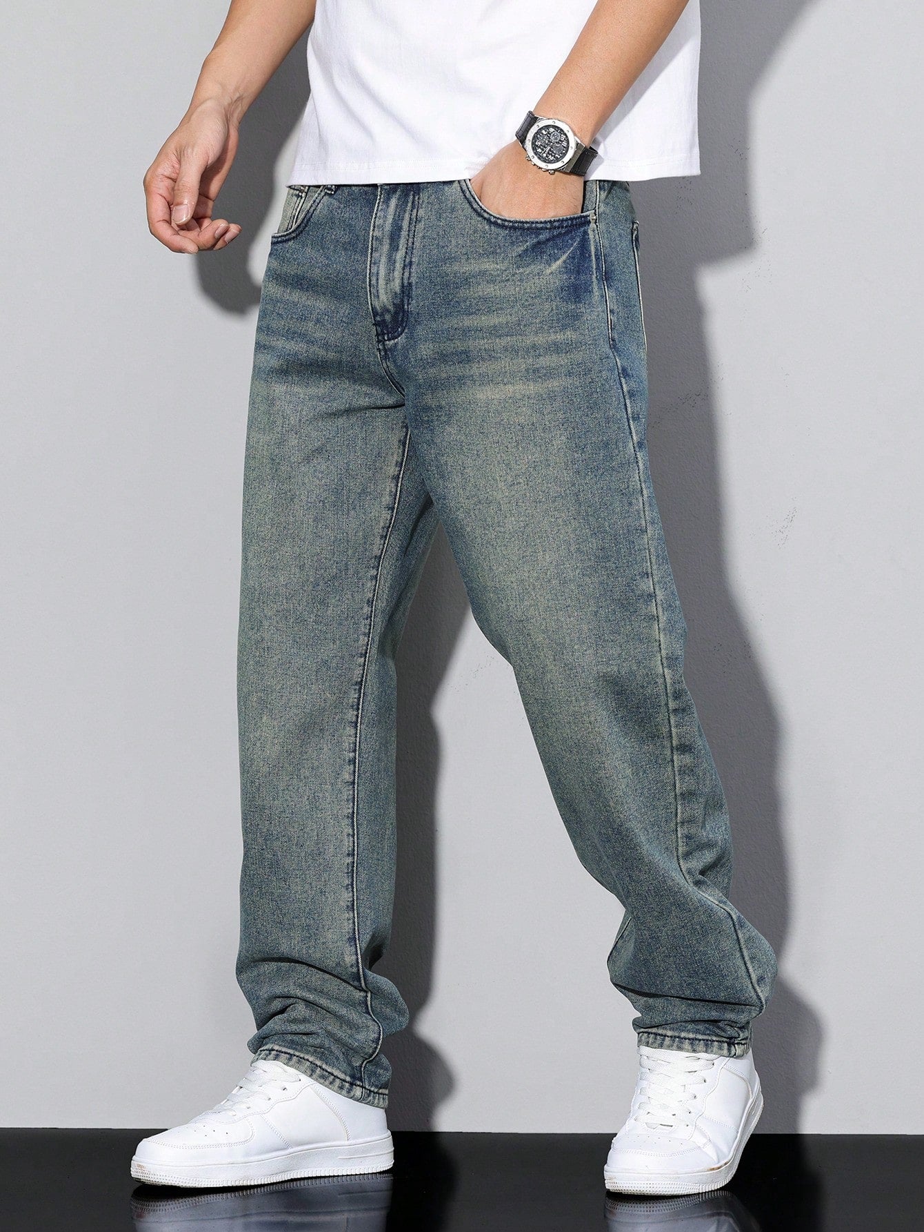 Casual Herenjeans met Rechte Pijp – Milan
