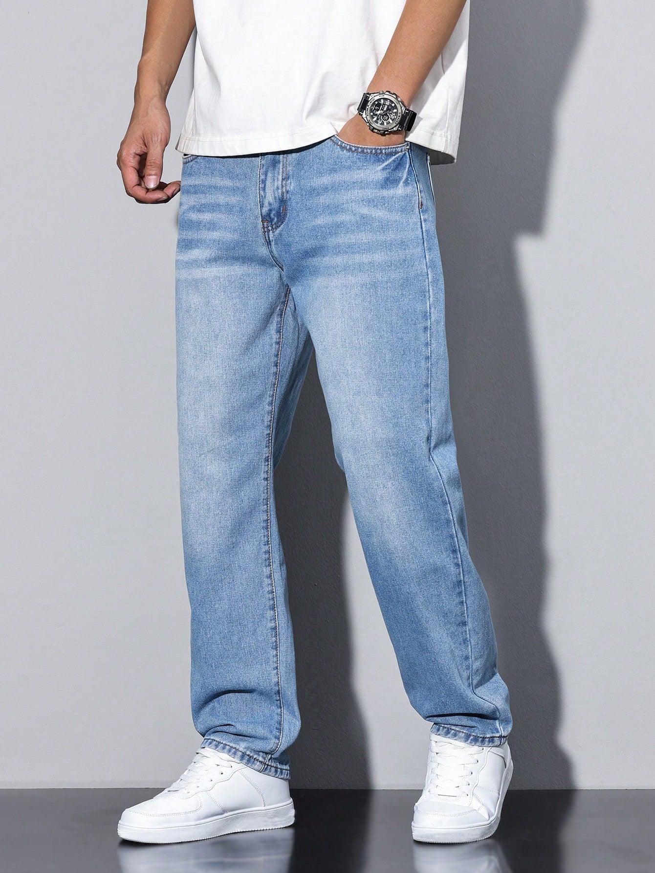 Casual Herenjeans met Rechte Pijp – Milan