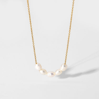 Fijne Ketting met Zoetwaterparels - Celina