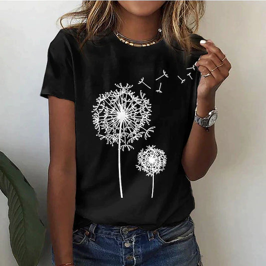 Comfortabel dames T-shirt met ronde hals & zachte stof – Rhea