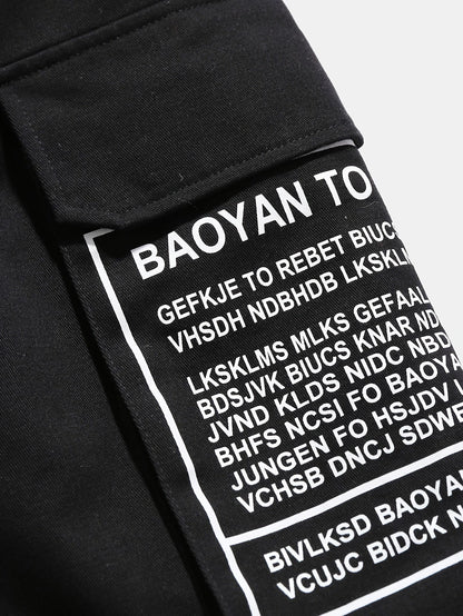 Heren Zomer Shorts met Letterprint Streetstyle Look - Milan