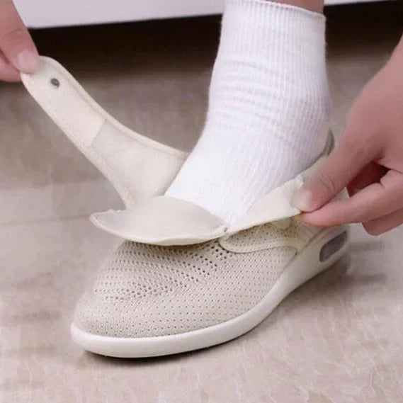 Brede Orthopedische Diabetische Dames Schoenen - ComfortPlus