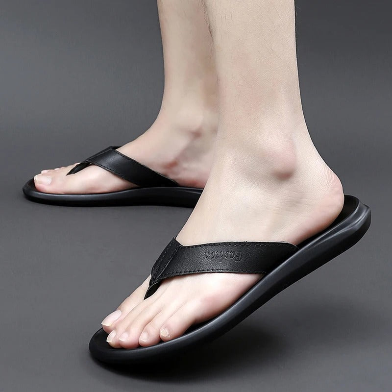 Comfortabele & Stijlvolle Heren Outdoor Zomerslippers – Leano