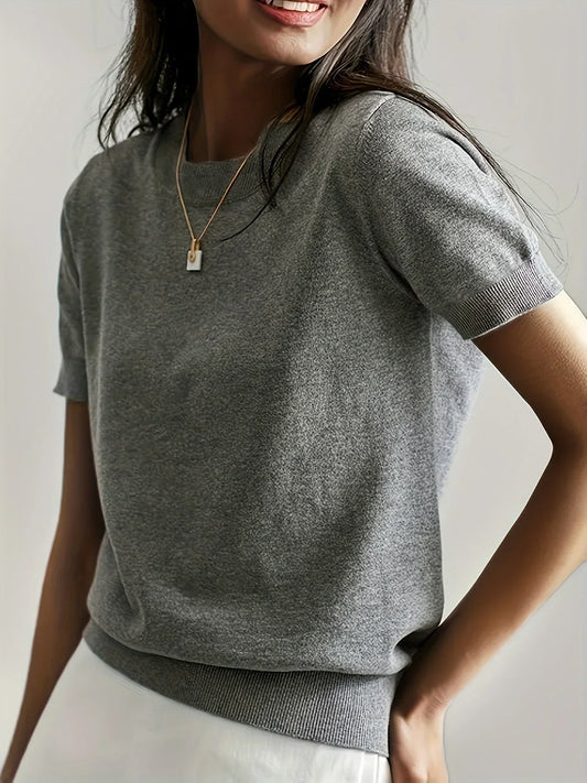 Dames Korte Mouwen Trui – Mila