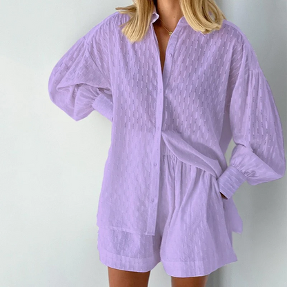 2-Delige Zomerset met Blouse en Short – Isla