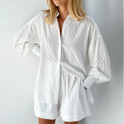 2-Delige Zomerset met Blouse en Short – Isla