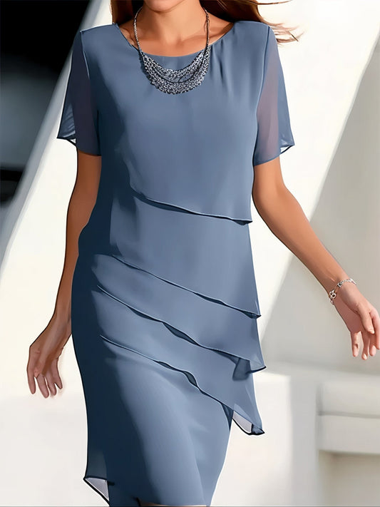 Zomerse chiffon jurk – Mirella