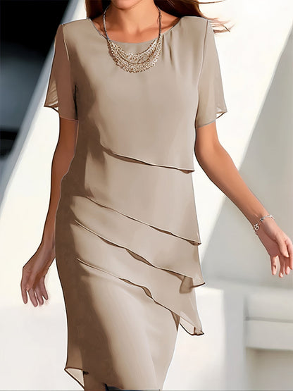 Zomerse chiffon jurk – Mirella