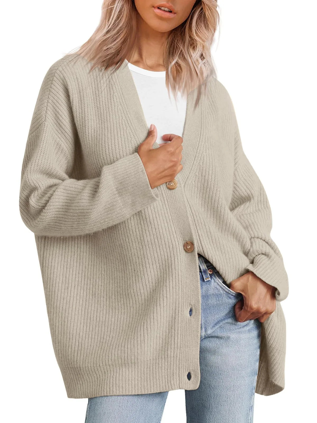 Dames Kasjmier Vest met V-hals – Sylvie