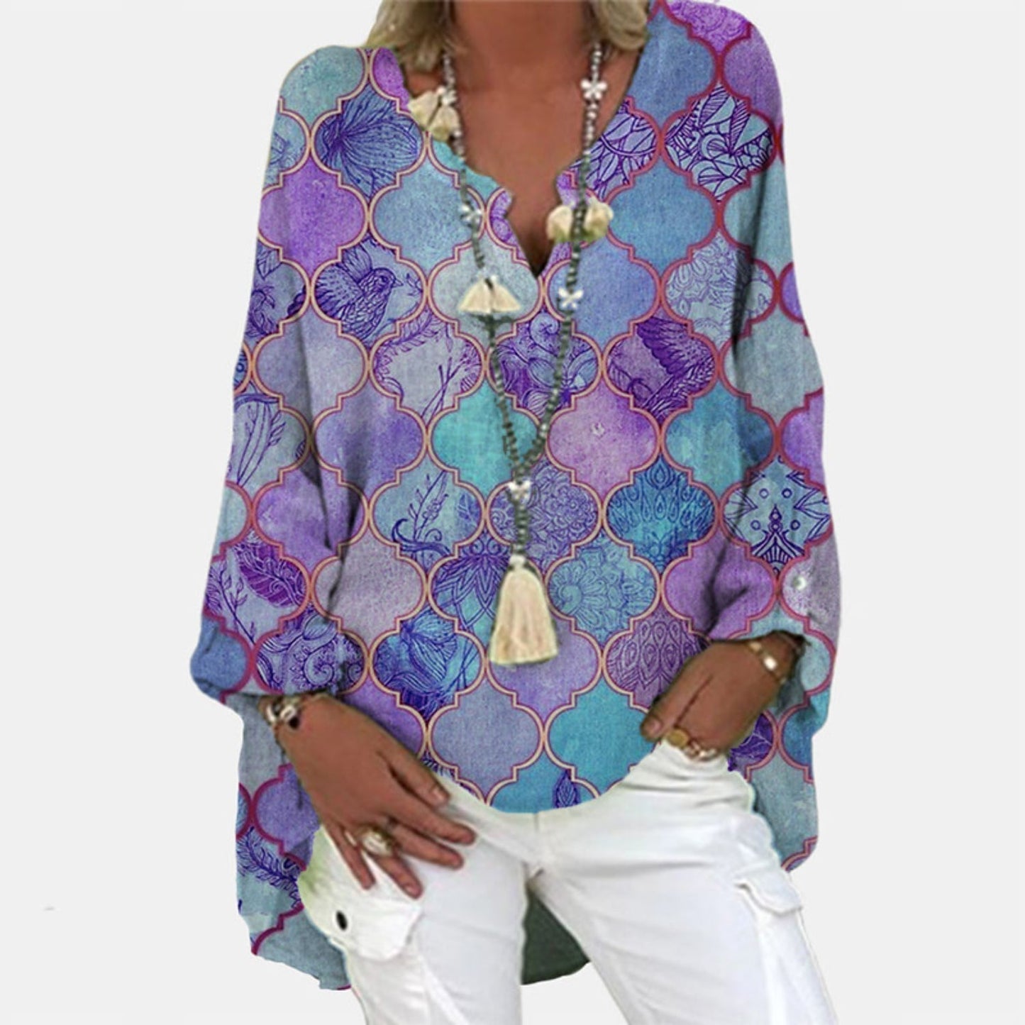 Stijlvolle Linnen Damesblouse - Elodie