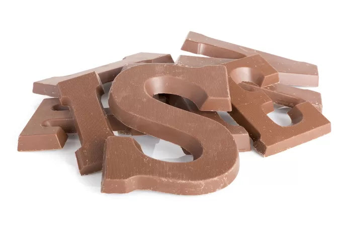 3D siliconen mal om chocoladeletters te gieten – Bakplezier (1+1 gratis)