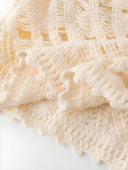 Gebreide Zomerjurk met Kantdetails - Aylin