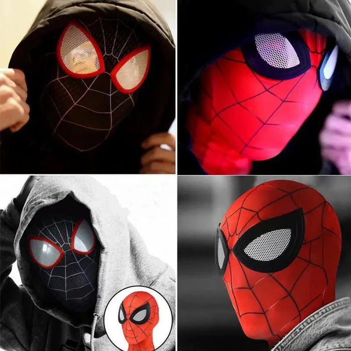 Superheldenmasker voor kinderen met webpatroon – voor rollenspel & kostuumplezier