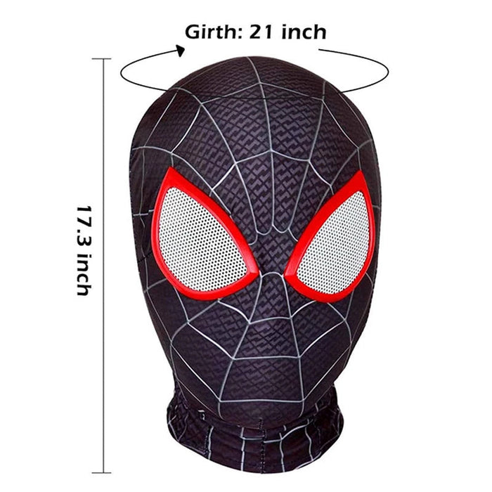 Superheldenmasker voor kinderen met webpatroon – voor rollenspel & kostuumplezier