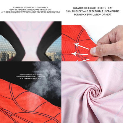 Superheldenmasker voor kinderen met webpatroon – voor rollenspel & kostuumplezier