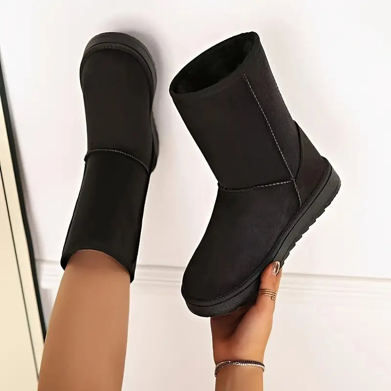 Warme Slip-On Boots met Fleecevoering - Aria