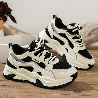 Stijlvolle Dames Sneakers met Hoge Zool – Romi