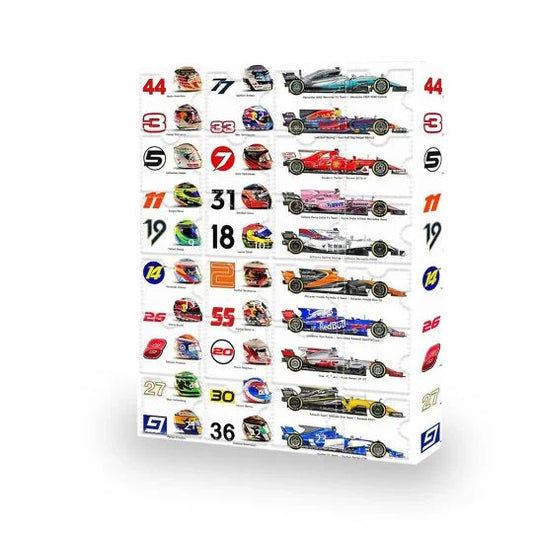 Formule 1-adventskalender met verzamelobjecten – voor echte autosportfans