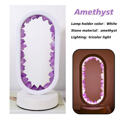 Handgemaakte Amethist Lamp - Serenith