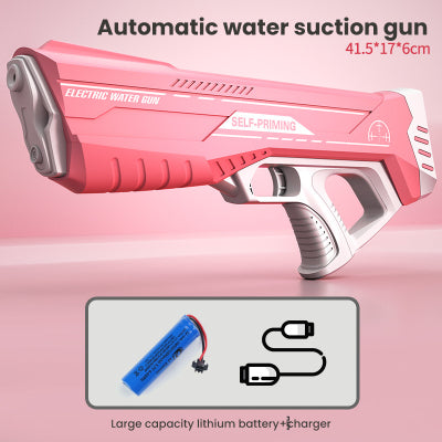 Waterpistool met drukstraal & USB-accu voor kinderen & volwassenen – SpritzPower X1